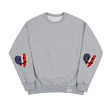 Elbow Stars and Stripes Smile Heart Sweatshirt