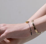 Etincelle color Silver thread bracelet