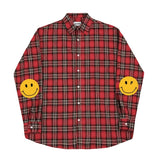 Elbow Dot Smile Overfit Check Shirt