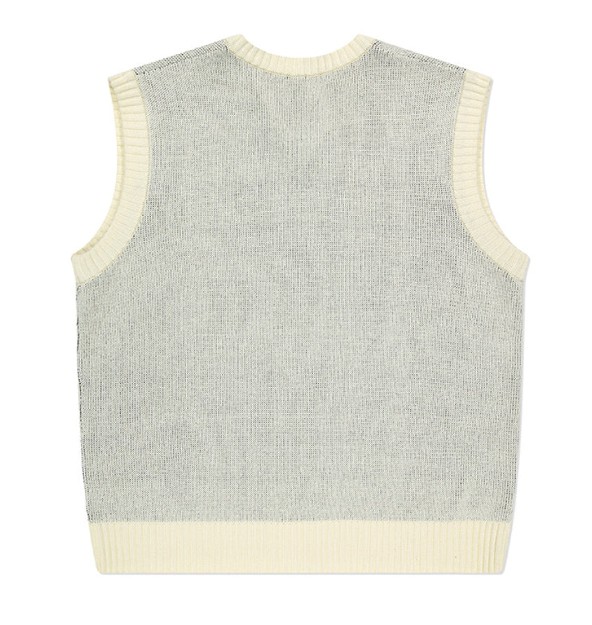 mahagrid(マハグリッド) - TRIBAL LOGO KNIT VEST – einz.jp