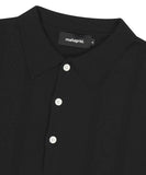 DIAMOND HALF KNIT POLO