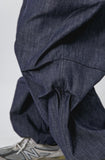 Rope Denim Round Balloon Pants