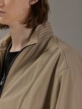 STAND COLLAR RAGLAN BOMBER