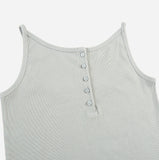 River button-up ribbed sleeveless