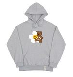 Big Flower Bear Smile Hoodie