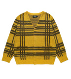 CHECK BRUSH CARDIGAN