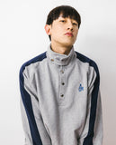 [AG] Two-Tone High Neck Sweat Pull Over