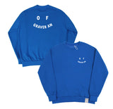 OF GRAVER AN Logo Smile White Clip Sweatshirt