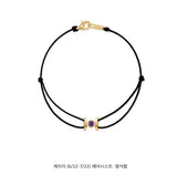 Happiness Zodiac Silver Thread Bracelet
