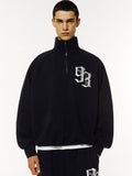 93 logo half zip up