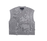 TWO TONE RIB KNIT VEST