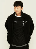 Wave logo fleece zip-up