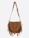 Tassel fringe strap cross bag