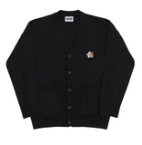 [UNISEX]Flower Bear Smile Embroidery Knit Cardigan