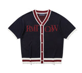 RECENT LOGO HALF CARDIGAN