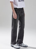 SIDE LAYERED DENIM TROUSERS