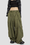 Mid section balloon cargo pants