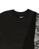 Mixed Fabrics Sweatshirt