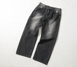 Scratch Denim Pants