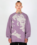 MM Face Wool Knit Sweater