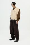 color washing denim pocket pants