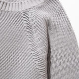 HALF INCISION OVERSIZED KNIT