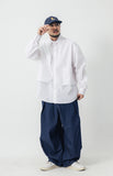 Shin Dart Denim Balloon Pants