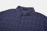 Classic check over button-up shirt