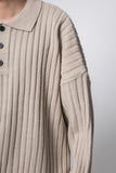 Oversize Golgi Collar Knit