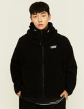 Wave logo fleece zip-up