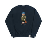 Blue Beanie Dog Perito Sweatshirt
