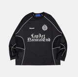 Raglan checkerboard stitch soccer jersey