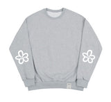 [UNISEX] Elbow Spray Flower Smile Sweatshirt