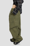 Mid section balloon cargo pants