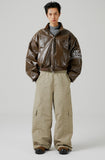 Notold leather blouson