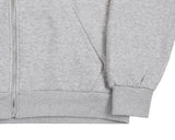 Flower Heart Half Smile Embroidery Hoodie Zip-up