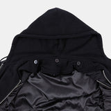 Detachable hood shirring MA-1 jumper