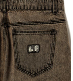 OVERDYED ACID DENIM PANT [BROWN]