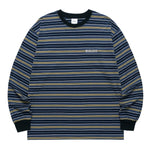 SERIF LOGO STRIPED LS TEE