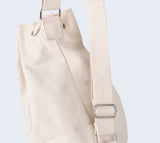 Canvas bucket bag