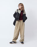 Bio cotton dart balloon wide pants