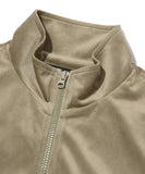 VELOUR TRACK JACKET [BEIGE]