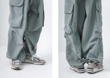 Taslan String Cargo Balloon Pants