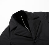 TURTLE NECK BELTED LONG DOWN COAT