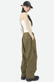 Over size stopper snap cargo pants