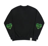 Elbow Leaf Smile Heart Sweatshirt