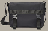 TWO BUCKLE MESSENGER BAG