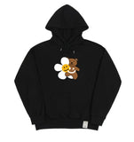 Big Flower Bear Smile Hoodie