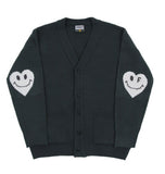 Elbow Heart Smile Knit Cardigan