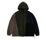 Mixed Fleece Oversized Hoodie